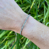 white iridescent | steel #5