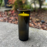Molehill Mountain Repurposed Wine Bottle Candle TALL | 100% Natural Soy Wax