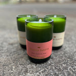 ROSE Valentine's Day Special | Molehill Mountain Repurposed Champagne Bottle Candle | 100% Natural Soy Wax