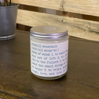 7.5 oz Molehill Mountain Apothecary Candle + Small Matchstick Bottle BUNDLE | 100% Natural Soy Wax