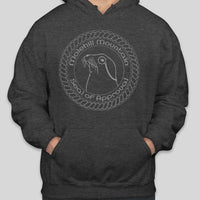 Hoodie | Molehill Mountain Seal of Approval | Charcoal Grey Heather