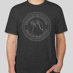 Short Sleeve T-Shirt | Molehill Mountain Seal of Approval | Charcoal Grey Heather
